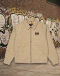 Jeans Jacket brookly Harlem Logo 3D (Beige)